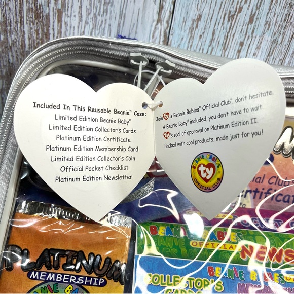 1999 Vintage TY RARE RETIRED Clubby BeanieBaby Official Club Platinum Member Kit - Picture 6 of 8